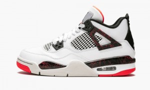Nike Air Jordan 4 Retro (GS) 'Nostalgia' Lasten Kengät Valkoinen Mustat Vaaleanpunainen | 982WCIMKD