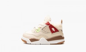 Nike Air Jordan 4 Retro Lasten Kengät Valkoinen | 091JIMDWZ
