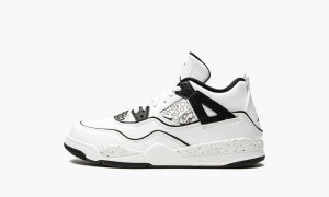 Nike Air Jordan 4 Retro PS 'DIY' Lasten Kengät Valkoinen Mustat | 521BINJVW