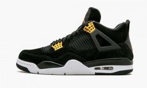 Nike Air Jordan 4 Retro 'Royalty' Miesten Kengät Mustat Metal Kultaiset Valkoinen | 385BGJRAP