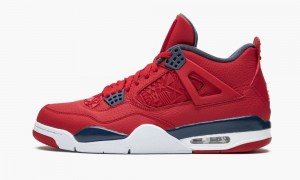 Nike Air Jordan 4 Retro SE 'FIBA' Miesten Kengät Punainen Obsidian Valkoinen Kultaiset | 942YZPAWU