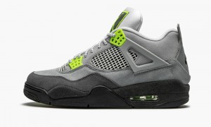Nike Air Jordan 4 Retro SE 'Neon' Miesten Kengät Harmaat | 691LJOMSC