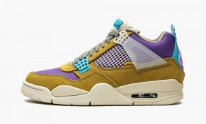 Nike Air Jordan 4 Retro SP 'Union 30th Anniversary - Desert Moss' Miesten Kengät Keltainen Turkoosi Sininen | 813OKSCJB