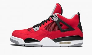 Nike Air Jordan 4 Retro 'Toro Bravo' Miesten Kengät Punainen Valkoinen Mustat Harmaat | 089POZEAC