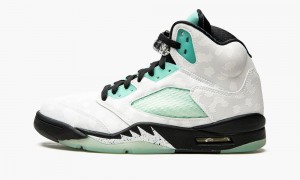 Nike Air Jordan 5 'Island Green' Miesten Kengät Valkoinen Mustat Valkoinen Vihreä | 035SYNCGI