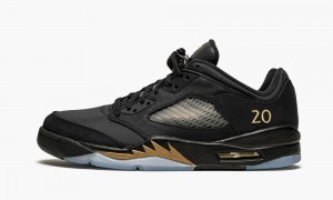 Nike Air Jordan 5 Low 'Class of 2021' Miesten Kengät Mustat Metal Kultaiset | 126VQAYXN