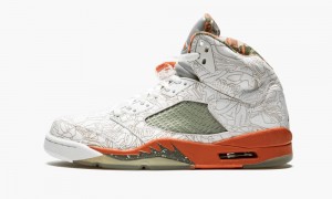 Nike Air Jordan 5 RA 'Laser' Miesten Kengät Valkoinen Oliivinvihreä | 403XBYUNH