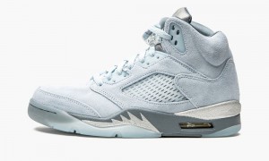 Nike Air Jordan 5 Retro 'Blue Bird' Naisten Kengät Sininen Harmaat | 417EKLXUS