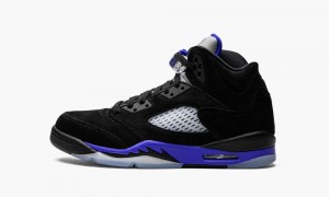 Nike Air Jordan 5 Retro GS 'Racer Blue' Lasten Kengät Mustat Sininen | 860QFXZWU