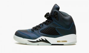 Nike Air Jordan 5 Retro 'Oil Grey' Naisten Kengät Harmaat Mustat Valkoinen | 256RLSNTW