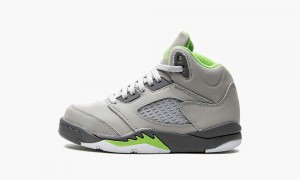 Nike Air Jordan 5 Retro PS 'Green Bean' Lasten Kengät Vihreä Harmaat | 421CMAGIW