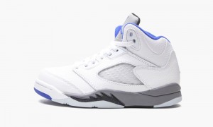 Nike Air Jordan 5 Retro PS 'Stealth 2.0' Lasten Kengät Valkoinen Kuninkaallinen Sininen | 518OPMGYF