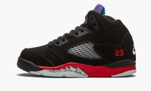Nike Air Jordan 5 Retro PS 'Top 3' Lasten Kengät Mustat Punainen Violetit | 594FVBOAR