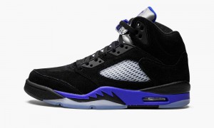 Nike Air Jordan 5 Retro 'Racer Blue' Miesten Kengät Mustat Sininen | 165ZYVOWD