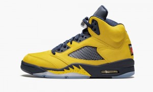 Nike Air Jordan 5 Retro SE 'Michigan' Miesten Kengät Keltainen Laivastonsininen | 153WNPQHU