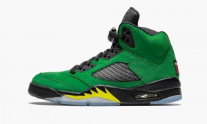 Nike Air Jordan 5 Retro SE 'Oregon' Miesten Kengät Vihreä Mustat Keltainen | 371DKFMBL