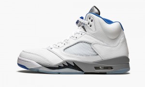 Nike Air Jordan 5 Retro 'Stealth 2.0' Miesten Kengät Valkoinen Mustat | 809JSTIMX