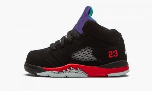 Nike Air Jordan 5 Retro TD 'Top 3' Lasten Kengät Mustat Punainen Violetit | 294TOCEDJ