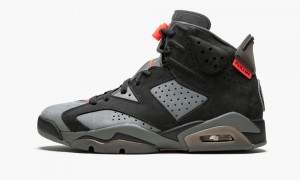 Nike Air Jordan 6 'PSG - Paris Saint Germain' Miesten Kengät Mustat Punainen Harmaat | 340RFCXYG