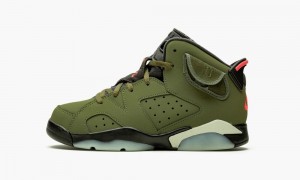 Nike Air Jordan 6 PS 'Cactus Jack - Travis Scott' Lasten Kengät Oliivinvihreä Mustat | 069NMPKCL