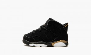 Nike Air Jordan 6 Retro DMP TD 'DMP' Lasten Kengät Mustat Metal Kultaiset Mustat | 039DGVLYB