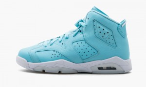 Nike Air Jordan 6 Retro GG 'Still Blue' Lasten Kengät Sininen Valkoinen | 713NMDSRL