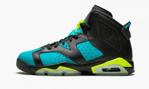 Nike Air Jordan 6 Retro GG 'Turbo Green' Lasten Kengät Mustat Vihreä | 083JOUHCQ