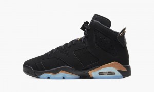 Nike Air Jordan 6 Retro GS 'DMP' Lasten Kengät Mustat Metal Kultaiset Mustat | 578BJHQGP