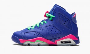 Nike Air Jordan 6 Retro (GS) 'Game Royal' Lasten Kengät Sininen Monivärinen | 053VEPXLO