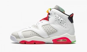 Nike Air Jordan 6 Retro GS 'Hare' Lasten Kengät Harmaat Mustat Valkoinen | 485ZWVMSC