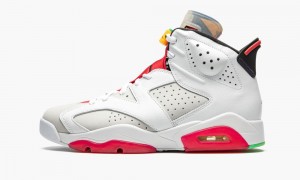 Nike Air Jordan 6 Retro 'Hare' Miesten Kengät Harmaat Valkoinen Punainen | 284DPGNLU