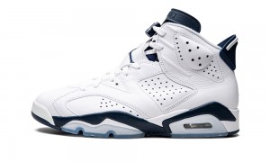 Nike Air Jordan 6 Retro 'Midnight Navy 2022' Miesten Kengät Valkoinen Laivastonsininen | 512MGFOZR