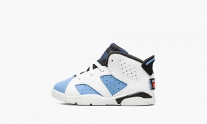 Nike Air Jordan 6 Retro TD 'UNC' Lasten Kengät Sininen Valkoinen | 347ZOESWR