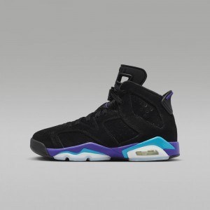 Nike Air Jordan 6 Retro "Yellow Ochre" Lasten Kengät Mustat | 096ZNIBMQ