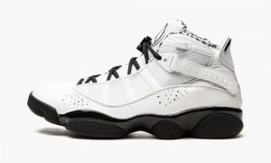Nike Air Jordan 6 Rings 'Motorsport' Miesten Kengät Valkoinen Metal Kultaiset Mustat | 635GHEYDT