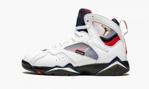 Nike Air Jordan 7 'PSG - Paris Saint Germain' Miesten Kengät Valkoinen Laivastonsininen Kuninkaallinen Sininen | 637OTGXSN