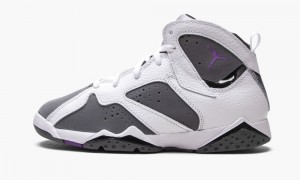 Nike Air Jordan 7 Retro PS 'Flint 2021' Lasten Kengät Valkoinen Harmaat | 496LXDATJ