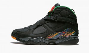 Nike Air Jordan 8 Retro 'Air Raid' Miesten Kengät Mustat Vihreä | 450ZWETMI