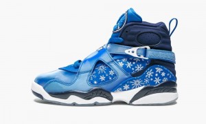 Nike Air Jordan 8 Retro (GS) 'Snowflake' Lasten Kengät Syvä Sininen Sininen Valkoinen | 920KFQCSN