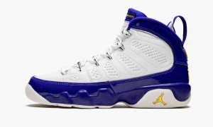 Nike Air Jordan 9 Retro BG Lasten Kengät Valkoinen Keltainen | 214FMWPVO