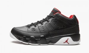 Nike Air Jordan 9 Retro Low Miesten Kengät Mustat Punainen Valkoinen | 180UAIRWF