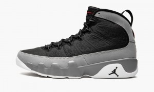 Nike Air Jordan 9 Retro 'Particle Grey' Miesten Kengät Mustat Punainen | 630BVPTUI