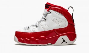 Nike Air Jordan 9 Retro (TD) Lasten Kengät Punainen Valkoinen Mustat | 372ZRWQKM