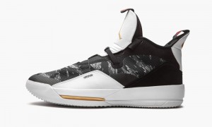 Nike Air Jordan XXXIII 'Tiger Camo' Miesten Kengät Mustat Valkoinen | 045CRHAJE