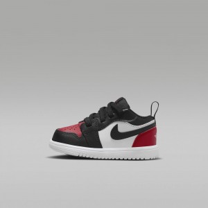 Nike Jordan 1 Low Alt Lasten Kengät Mustat Valkoinen Punainen | 608BTUWAE