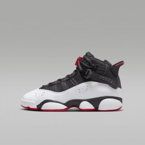 Nike Jordan 6 Rings Lasten Kengät Mustat Valkoinen Punainen | 793LBVSOD