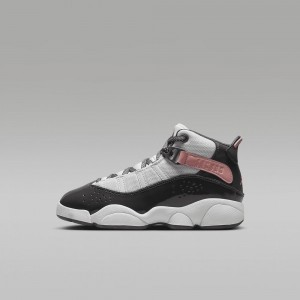 Nike Jordan 6 Rings Lasten Kengät Valkoinen Punainen Vihreä Tummanharmaat | 124PHWOLD