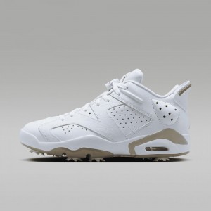 Nike Jordan Retro 6 G Miesten Kengät Valkoinen Khaki | 804VUEPON
