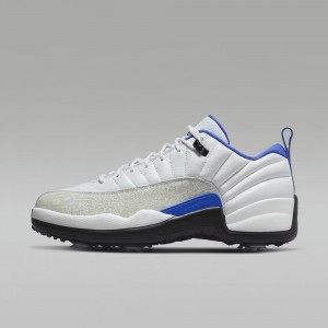 Nike Jordan XII G Miesten Kengät Valkoinen Kuninkaallinen Sininen Mustat | 560EYDLCB