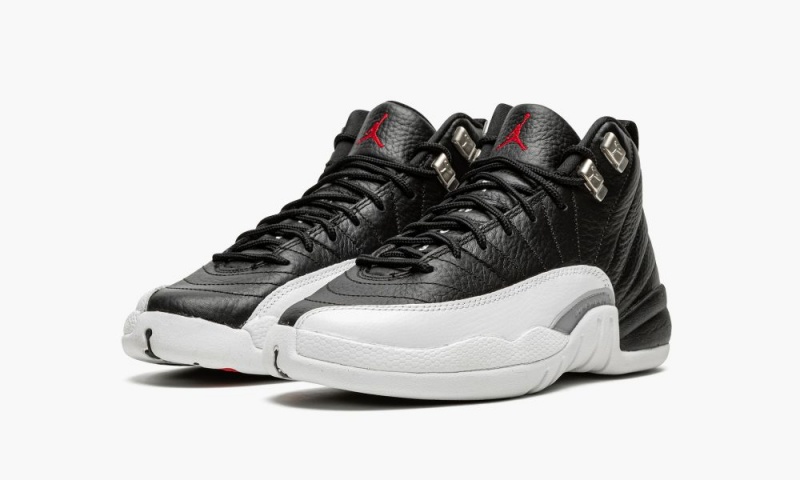Nike AIr Jordan 12 Retro GS 'Playoffs - 2022' Lasten Kengät Mustat Punainen Valkoinen | 104RUADJG